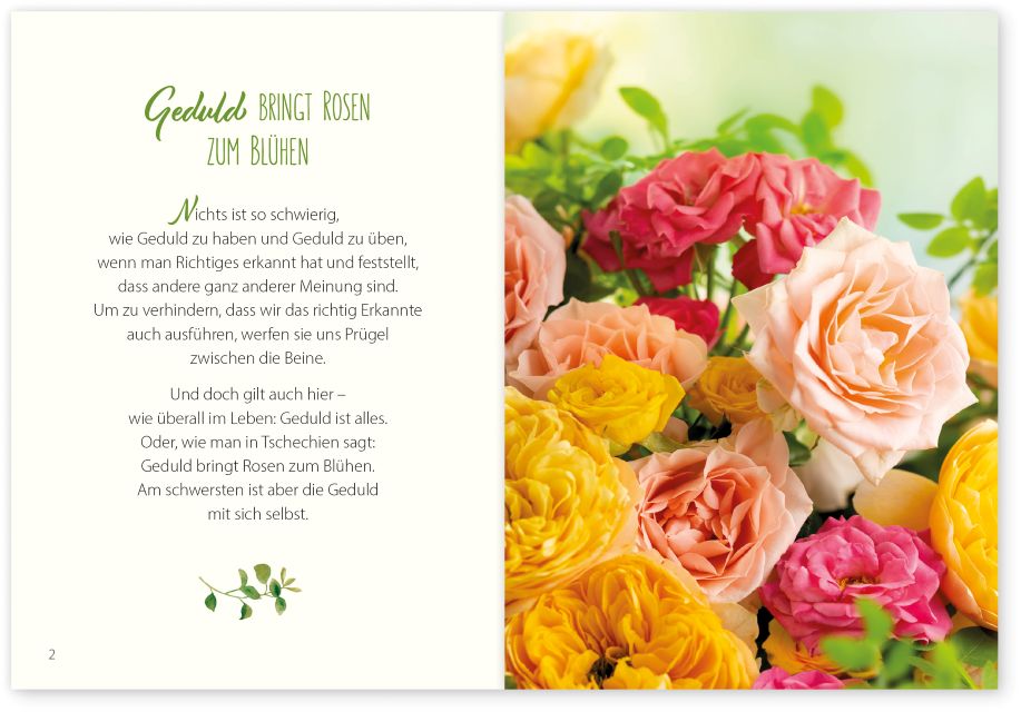 Geschenkheft - Glück der Zufriedenheit